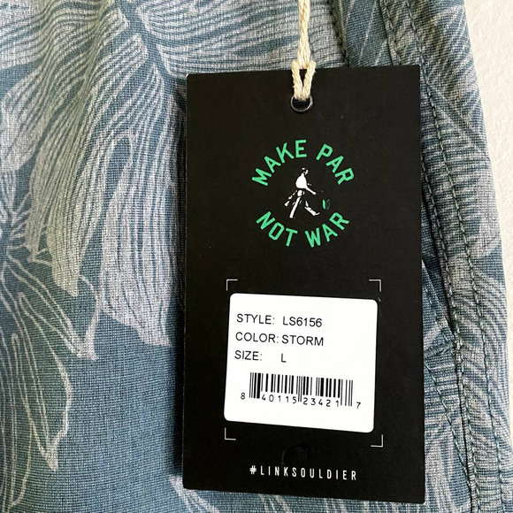 LINKSOUL Mens Size L Storm Colored-NWT-Saturday‎ Short-Rustler Print - Picture 6 of 7